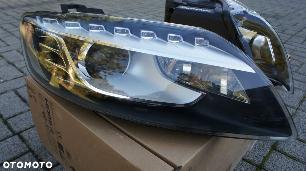 PRZEDNIA LEWA PRAWA LAMPA AUDI Q7 LIFT 4L0 XENON LED - 11