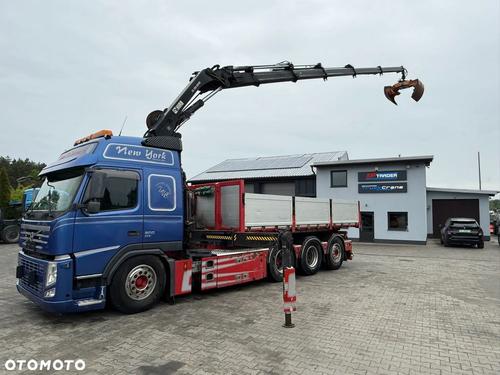 Volvo FM500 8x4 triadem wywrotka HDS HIAB 288-5 HiPro - 16