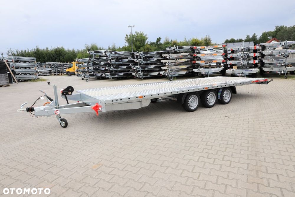 TEMARED CAR DECK 6021/3 S 3,5T 604x215cm  Wypełnienie blachą aluminiową 3 osie DMC 3500kg Koła 195R13C - 6