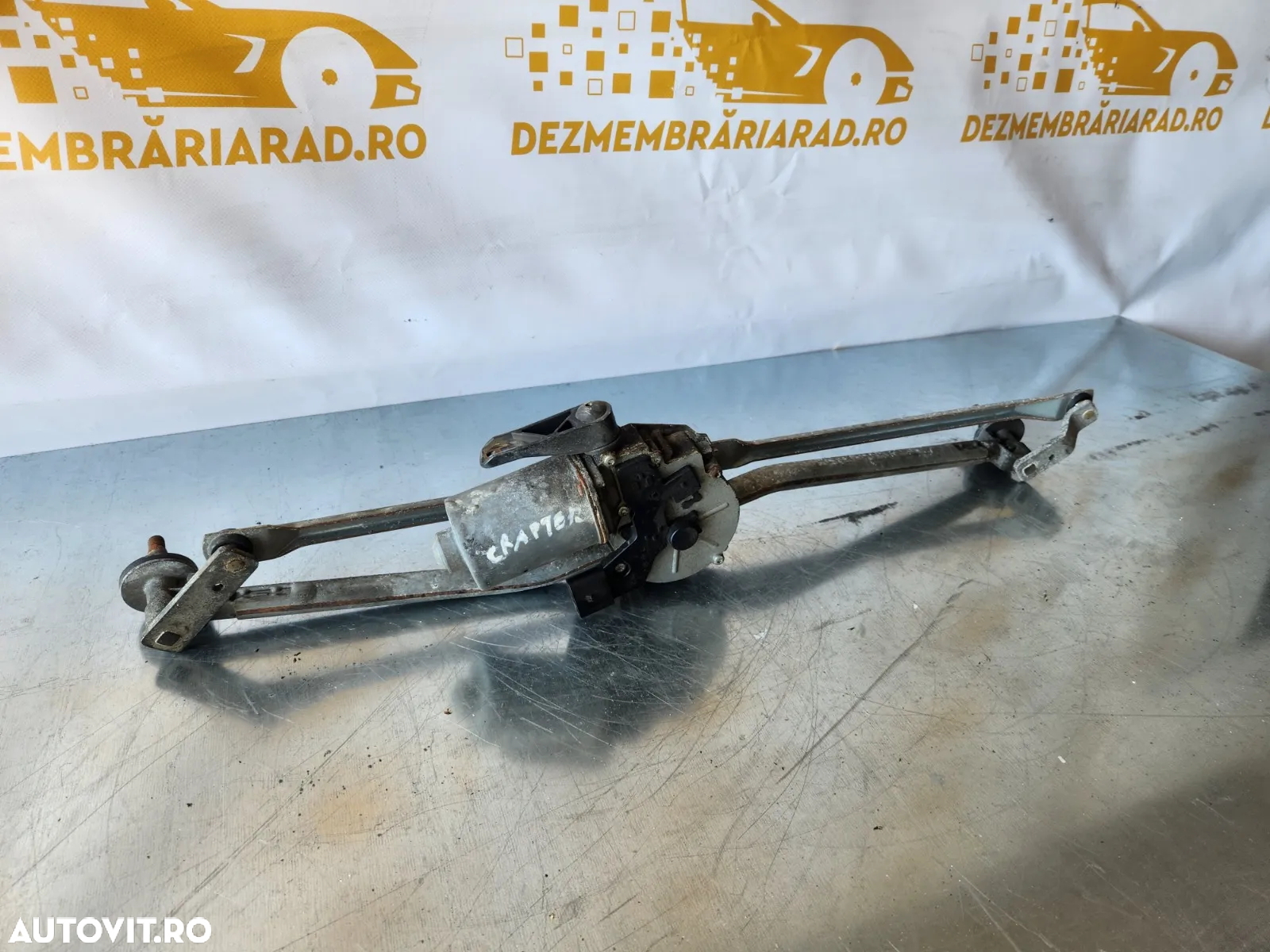 Ansamblu Motoras Stergatoare Stergator Vw Crafter An 2006-2007-2008-2009-2010-2011-2012-2013-2014-2 - 4