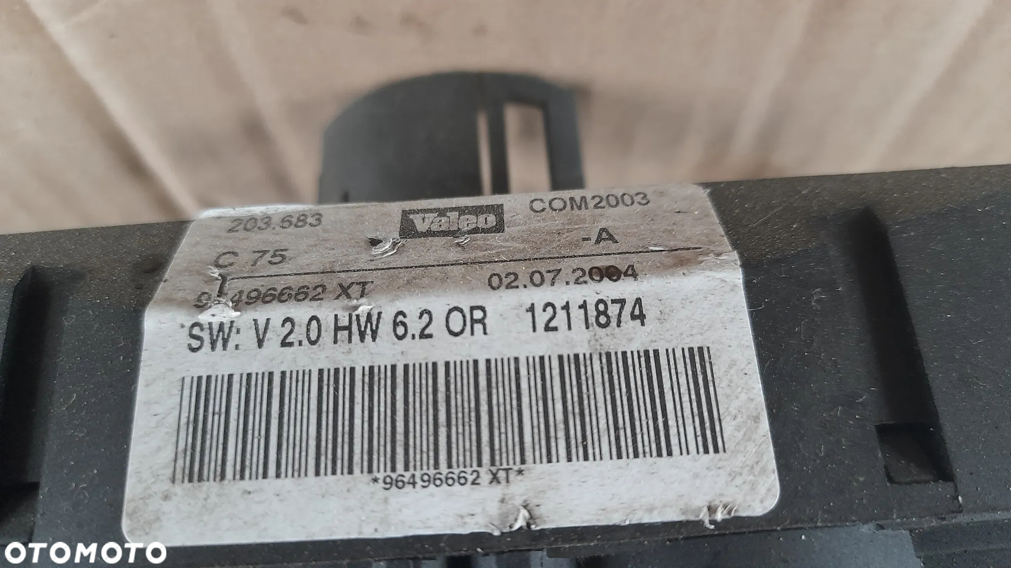 PRZEŁĄCZNIK ZESPOLONY 96496662XT PEUGEOT 407 C5 - 3