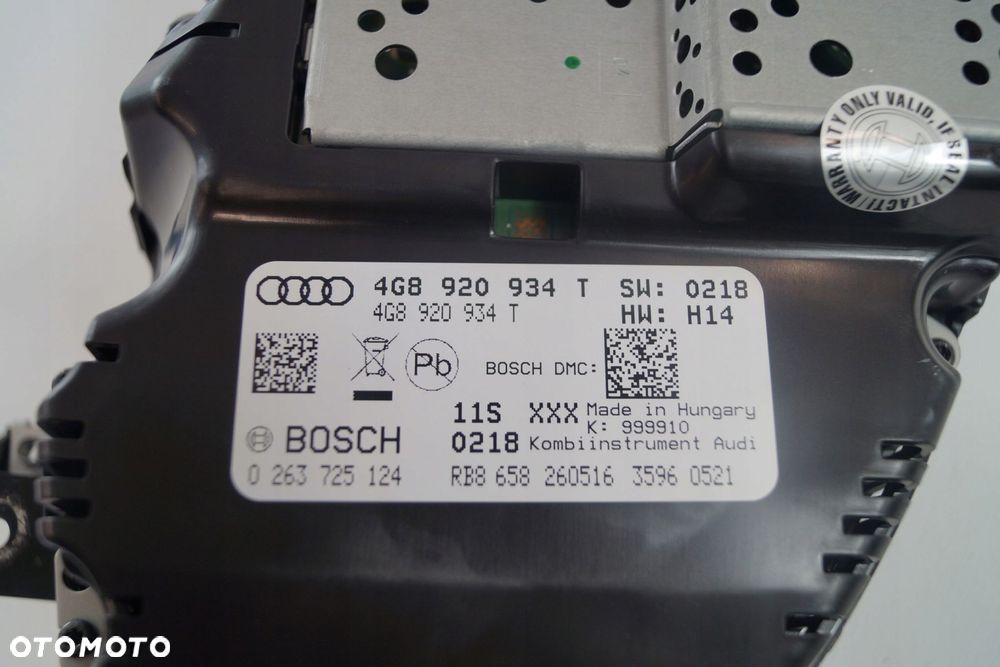 audi a6 a7 lift tfsi licznik zegary 4g8920934t - 2