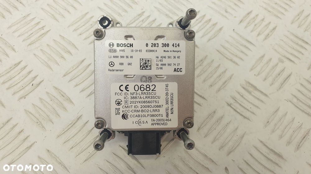 radar acc distronic mercedes a0009009608 - 4