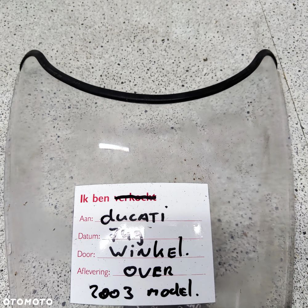 Szyba, szybka, owiewka przód szyba Ducati 749 999 - 6