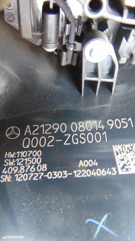 Bloc semnalizare stergatoate Mercedes c Class w204 an 2007-2015 manete pilot banda volan - 8