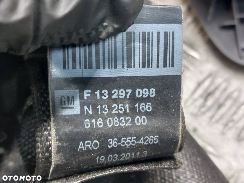 ZESTAW AIRBAG POSTRZAŁOWY KOKPIT  OPEL ASTRA J 13299780 13297098 - 6
