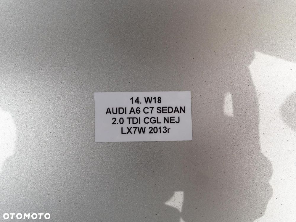 KLAPA TYŁ TYLNA BAGAŻNIKA LX7W AUDI A6 C7 4G 11-14r SEDAN - 13