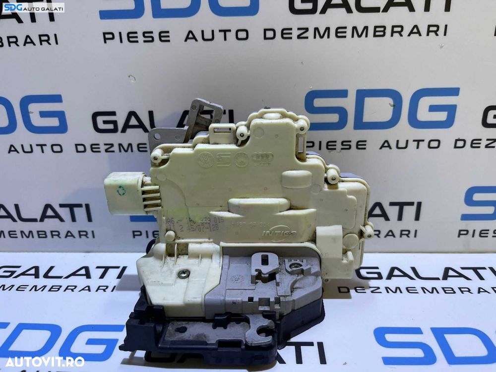 Broasca Incuietoare pentru Usa Portiera Stanga Spate cu 8 Pini la Mufa Seat Leon 1P 2006 - 2013 Cod 1P0839015 [D0580] - 1