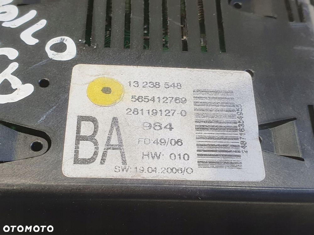 Opel Zafira B Astra H III EKRAN NAWIGACJI Monitor wyświetlacz 13238548 - 4