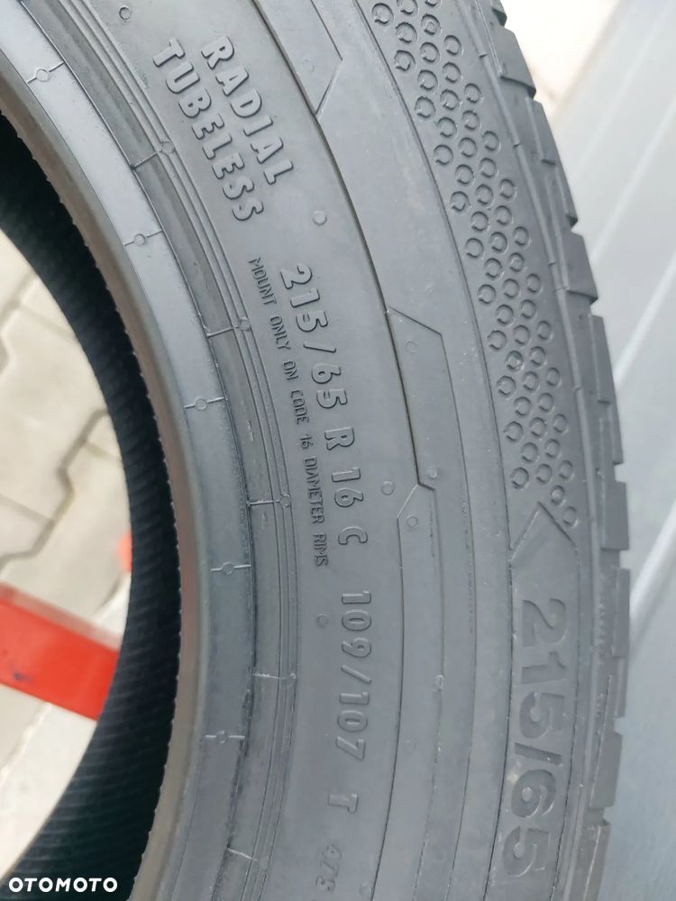 215/65 R16C OPONY CONTINENTAL VAN CONTACT 100 DOT21 J.NOWE - 5
