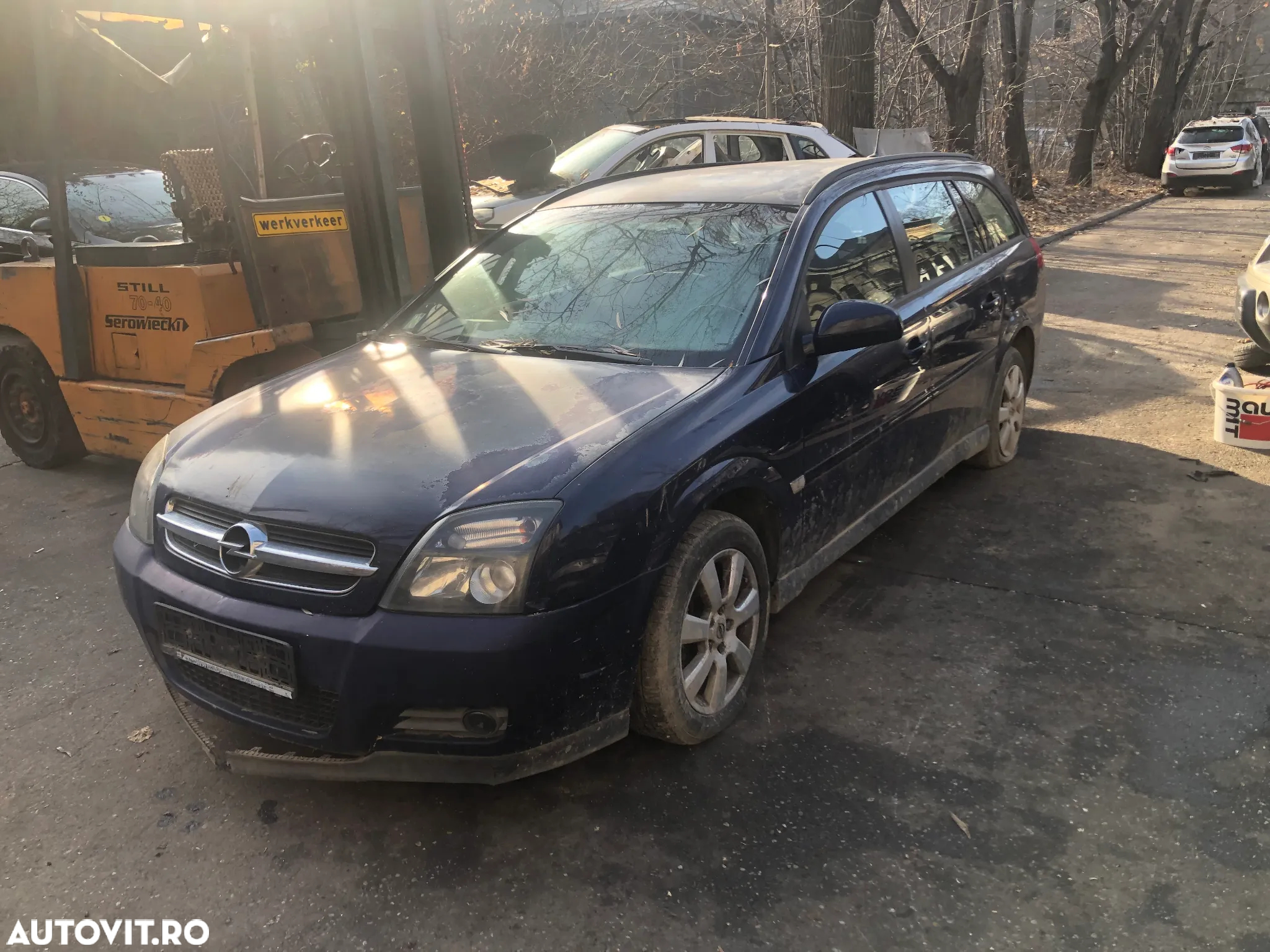 Bara fata Opel Vectra C non facelift albastru 2005 - 3