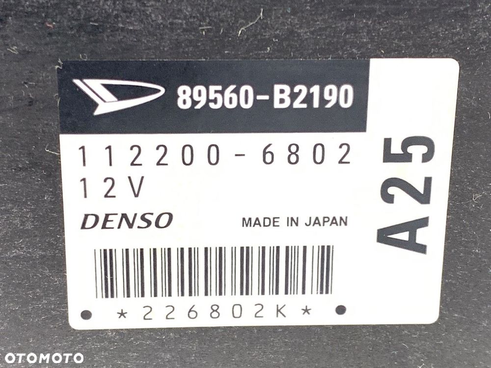 KOMPUTER SILNIKA  DAIHATSU CUORE VI (L251, L250_, L260_) 2003 - 2022 1.0 43 kW [58 KM] benzyna 2003 - 5