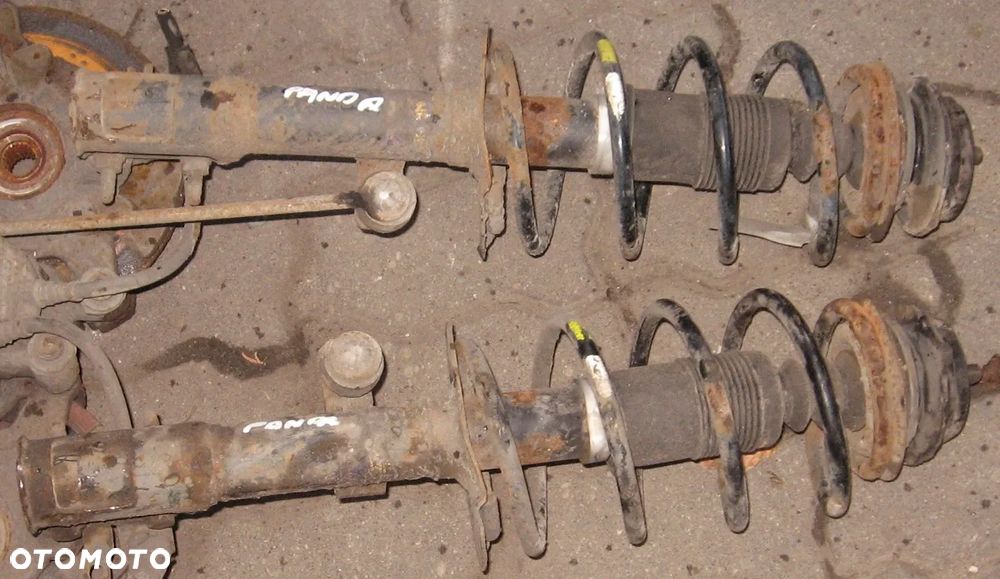 amortyzator sprężyna przód 2 sztuki FIAT PANDA II benzyna - 1