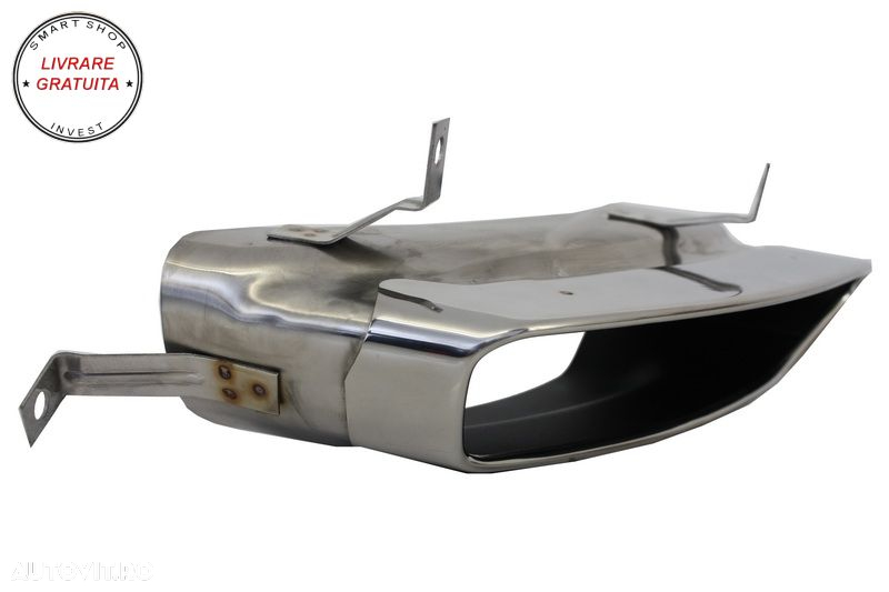 Difusor bara spate cu Ornamente tobe AUDI A8 D4 (2010-2014) W12 Design- livrare gratuita - 8