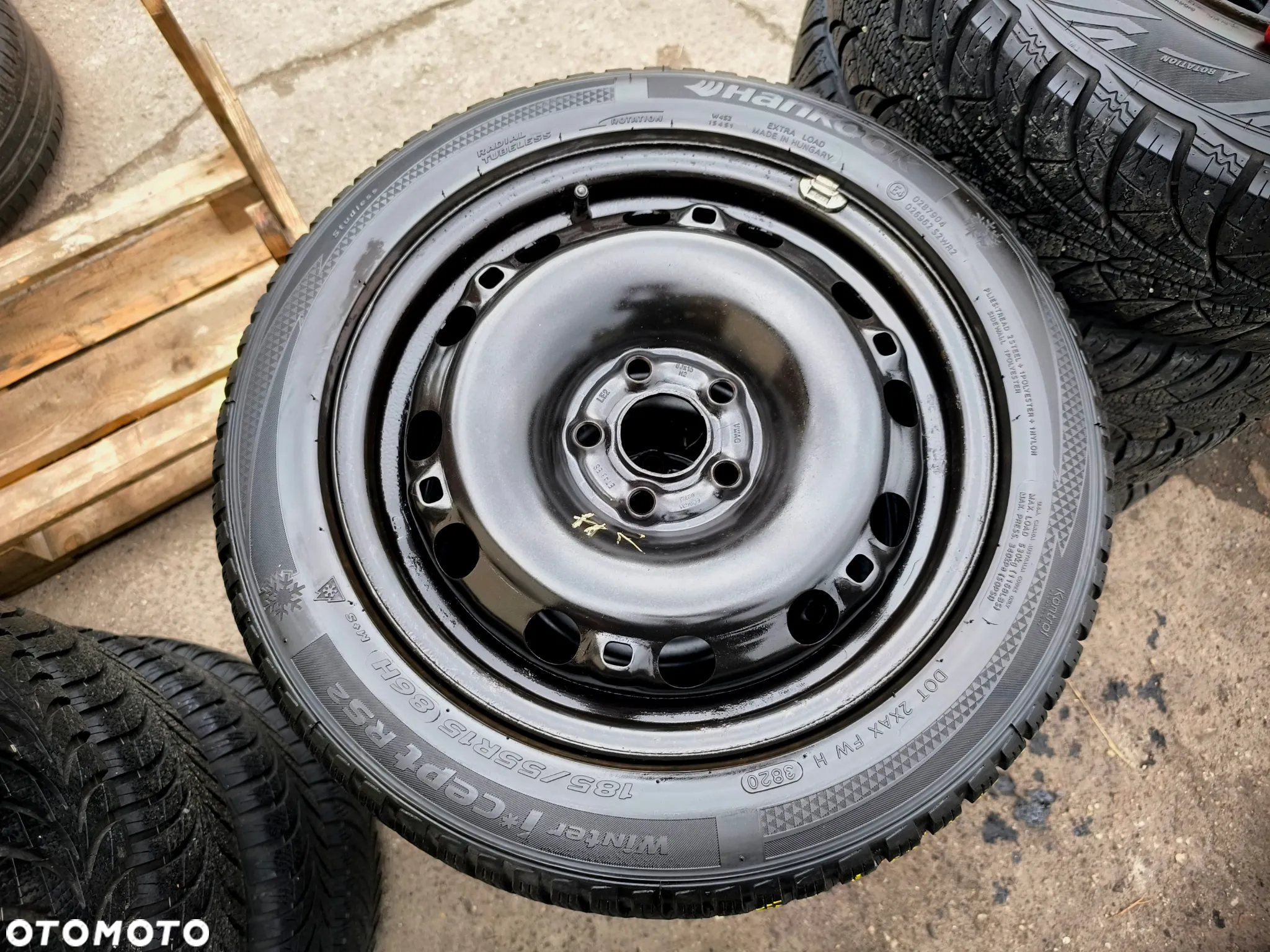 5x100 Felgi Stalowe Stal 15 Koła Zimowe Zima SKODA FABIA PRAKTIK ROOMSTER SEAT IBIZA CORDOBA VW FOX POLO 20r. Legnica ALU-RAD 185/55 6,5mm - 3