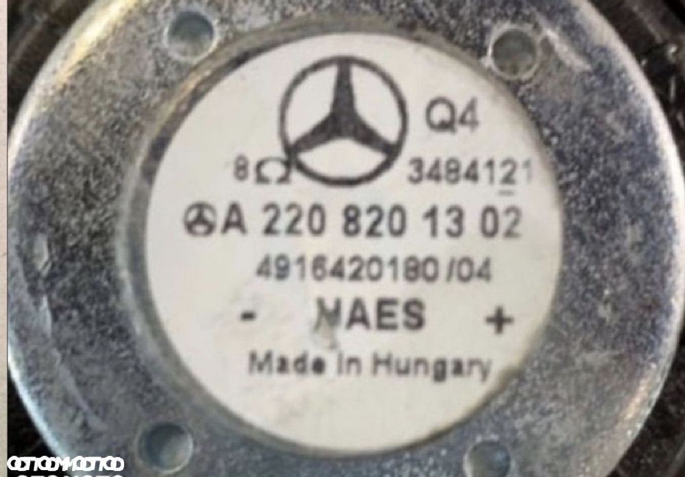 A2208201302 głośnik konsoli mercedes s w220 cl w215 - 3