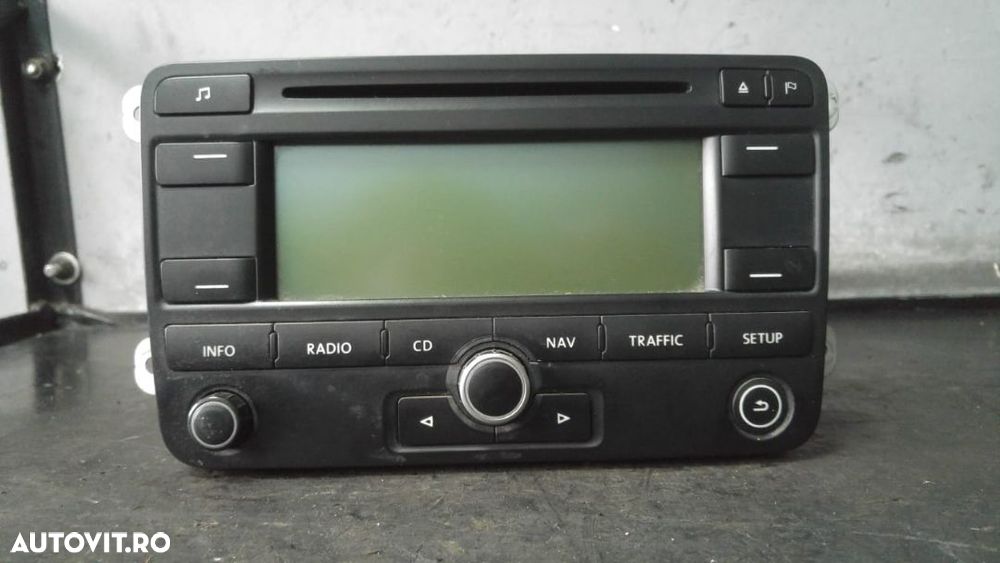 Navigatie cu radio cd player vw passat b6 1k0035191e - 1