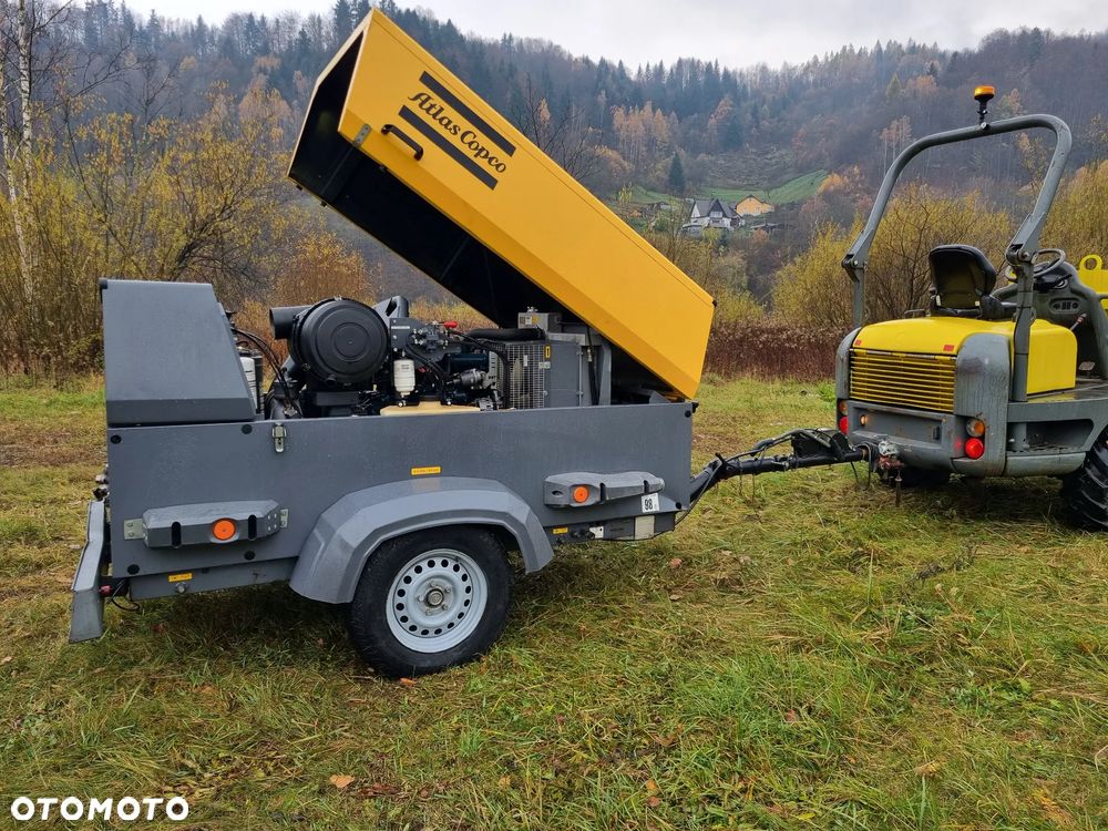 Atlas Copco XAS 137 Kompresor Śrubowy Sprężarka 8,5m3 jak Nowy z Norwegii 801 mtg!! Silnik Kubota 4cyl. Do rejestracji. Chłodnica cyklonowa! Igła! Serwisy w DEKRA BMWT