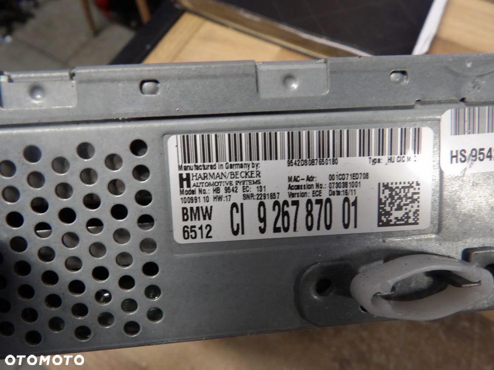BMW - F10,F11 - RADIOODTWARZACZ CD - NAWIGACJA - 9267870 - 3