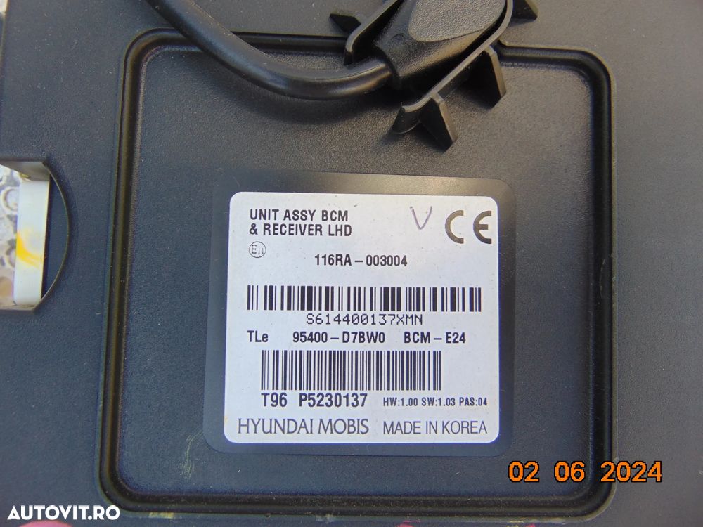 Modul BCM Hyundai tucson 2015-2020 modul confort bcm cod d7bw0 - 1