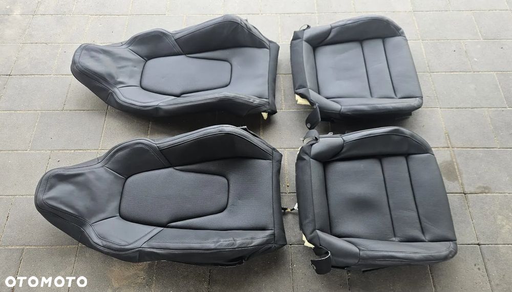 Skórzane pokrowce poszycie foteli przednich Porsche 992 992881406BC 992881405BC 992881805D 992881806D