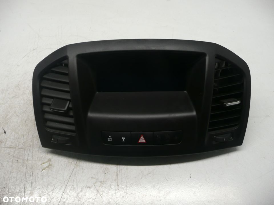 OPEL INSIGNIA 08-12 WYŚWIETLACZ WŁĄCZNIK AWARYJNYCH KRATKA NAWIEWU - 1