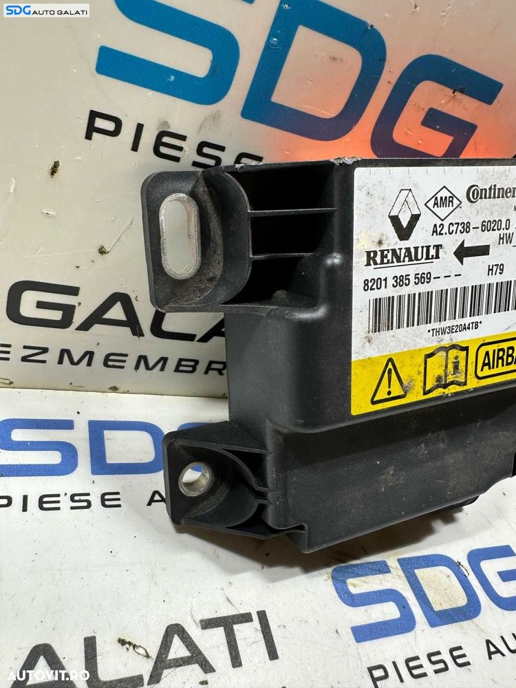 Calculator Unitate Modul Airbag Dacia Duster 1 HS 2010 - 2015 Cod 8201385569 [X3556] - 4