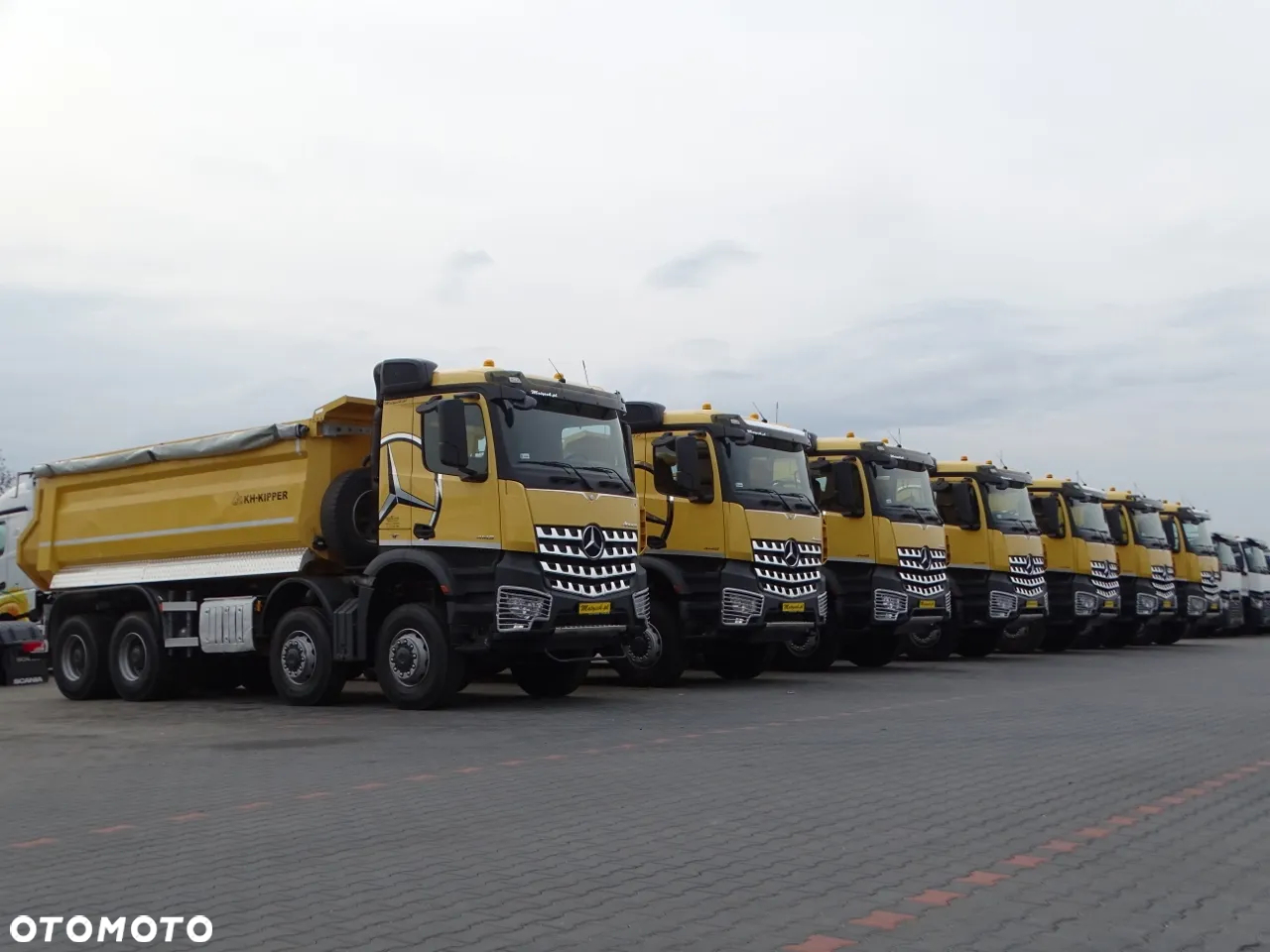 Mercedes-Benz AROCS 4145 / 8x8 / WYWROTKA TYLNOZSYPOWA / KH KIPPER  / EURO 6 - 3