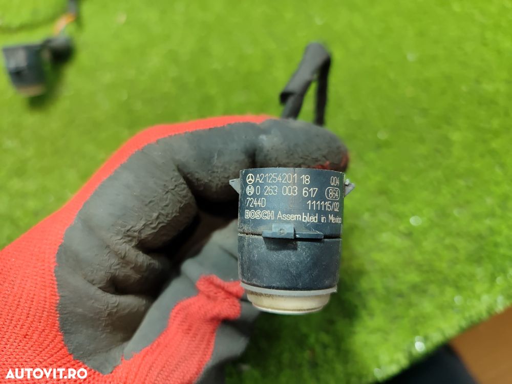 SENZORI PARCARE FATA + INSTALATIE MERCEDES BENZ C250 W204 C-Class 2011 2.1 DIESEL (Sedan) COD OEM A0001534524 / A2125420118 / 0263003616 / 2007-2015 - 3