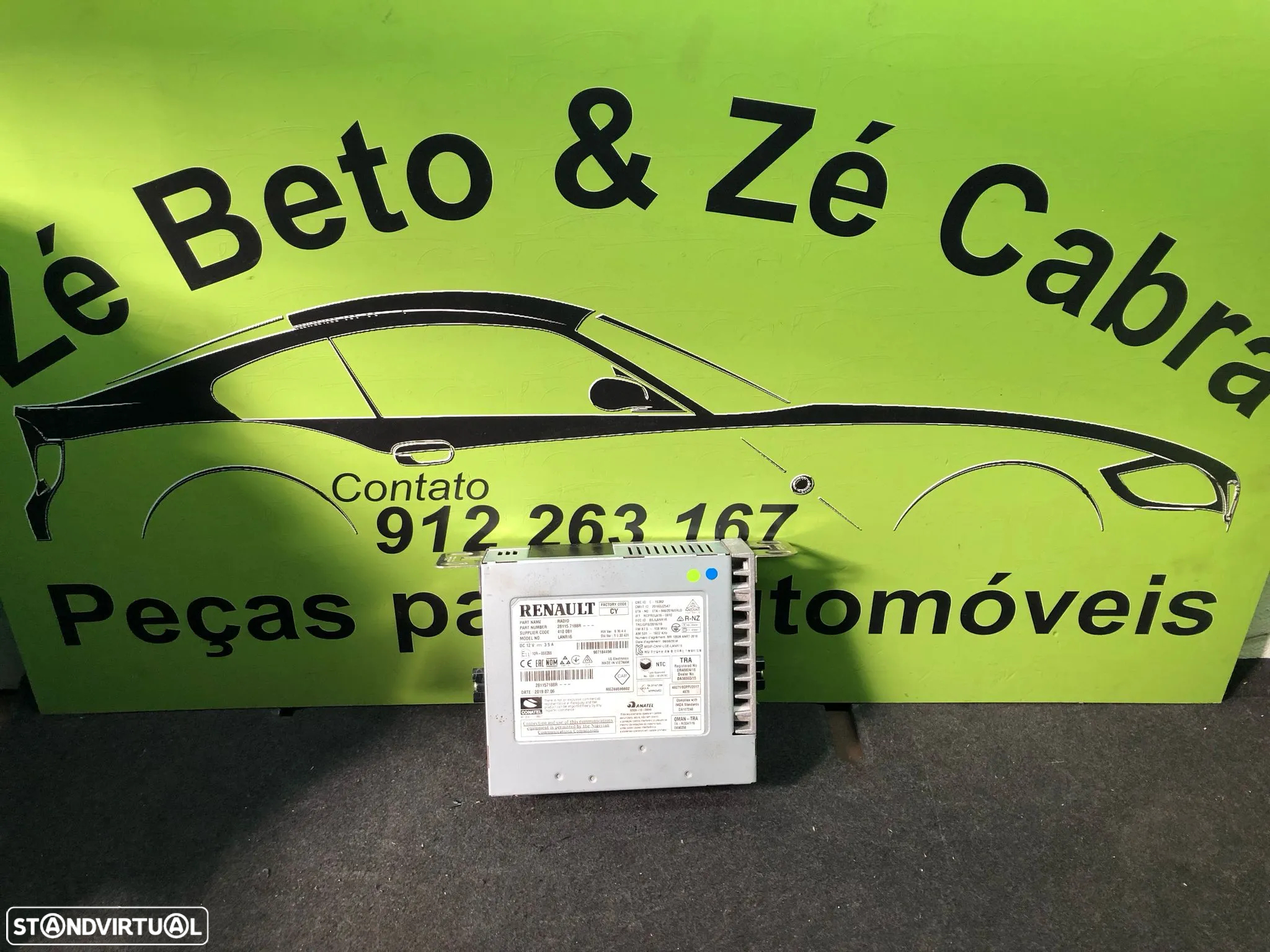 RENAULT SCENIC IV MODULO AUTO RADIO - R138 - 5
