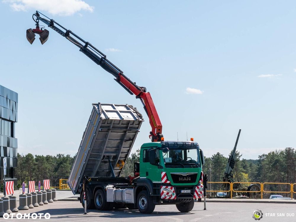 MAN TGS 33.440 6x4 PALFINGER PK 22002 EH HDS Żuraw Wywrotka Rotator - 4