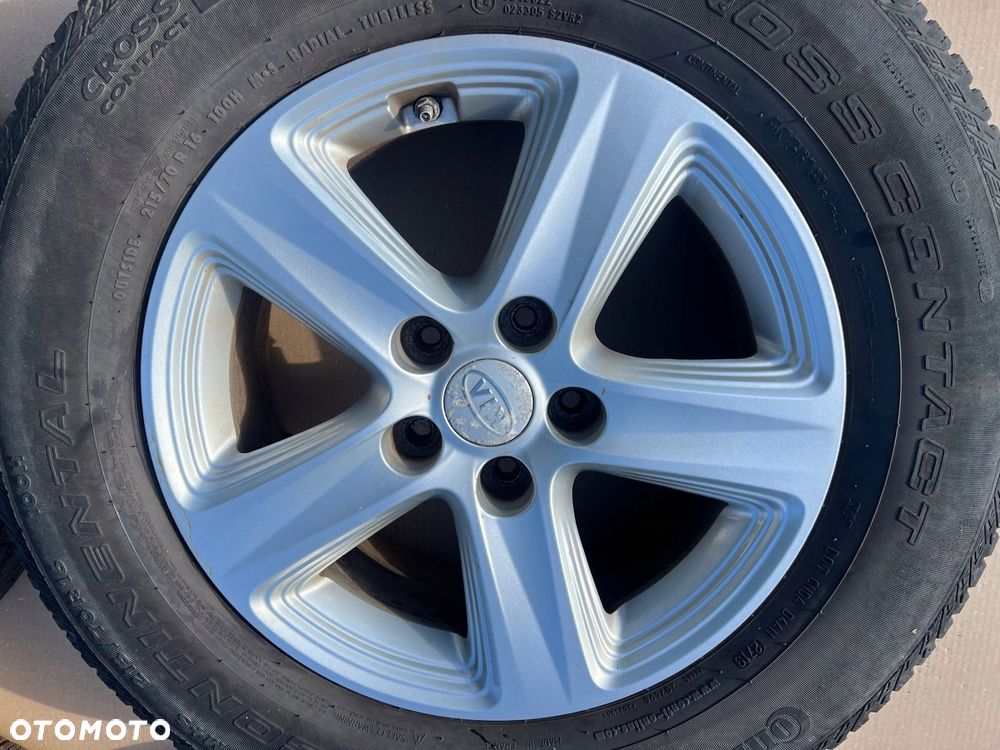 kia sportage 3 iii koło felga aluminiowa komplet 215/70 r16 52910-3w510 - 4