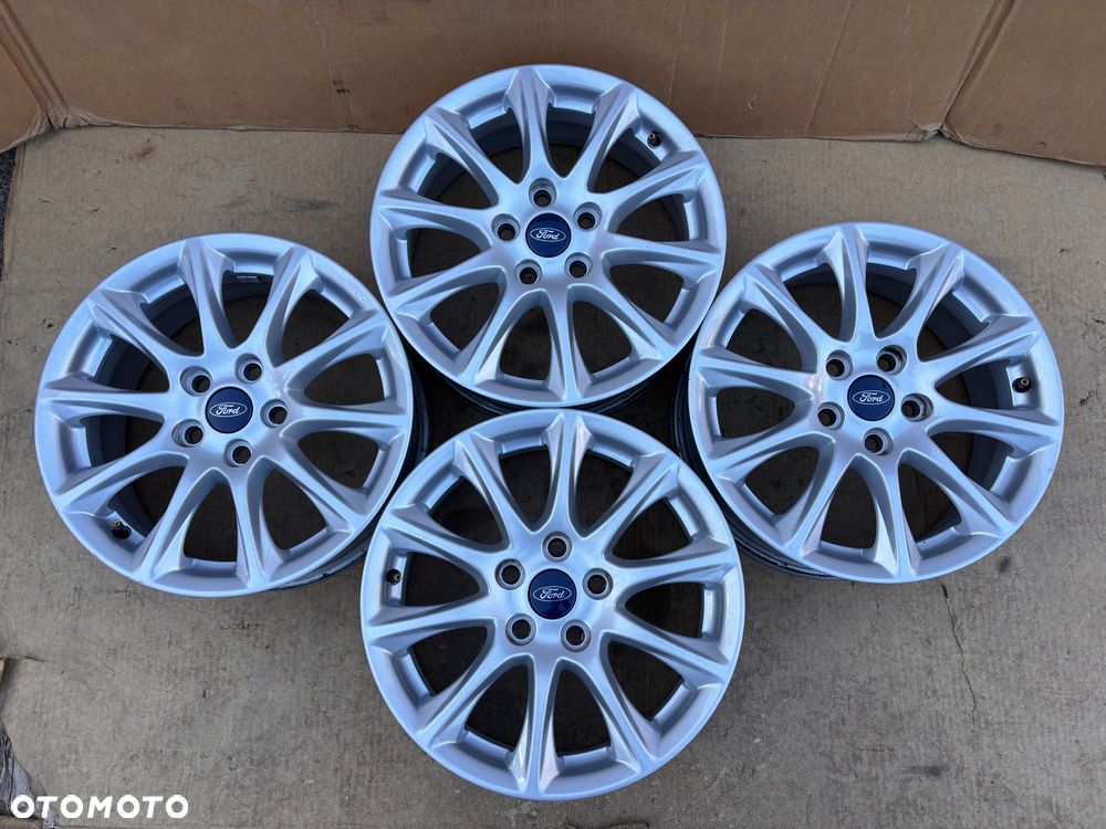 ORYGINALNE ALUMINIOWE FELGI FORD FOCUS C MAX MONDEO KUGA TRANSIT CONNECT 6,5 16 ET50 5X108  KOMPLET 4 SZTUKI ŁADNE CZUJNIKI CIŚNIENIA Ds7c-1007-k2a - 1