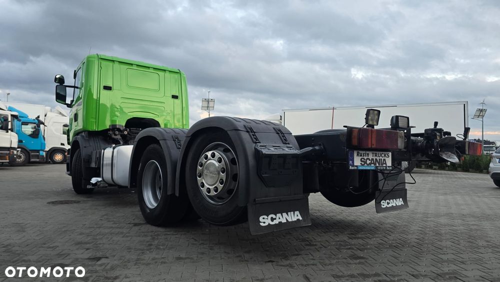 Scania G360 6x2 13litrowy 6cyl ful air 3.9 rozstaw idealna rama do zabudowy pod beczkę asenizacyjną, mleko, wywrotka - 4