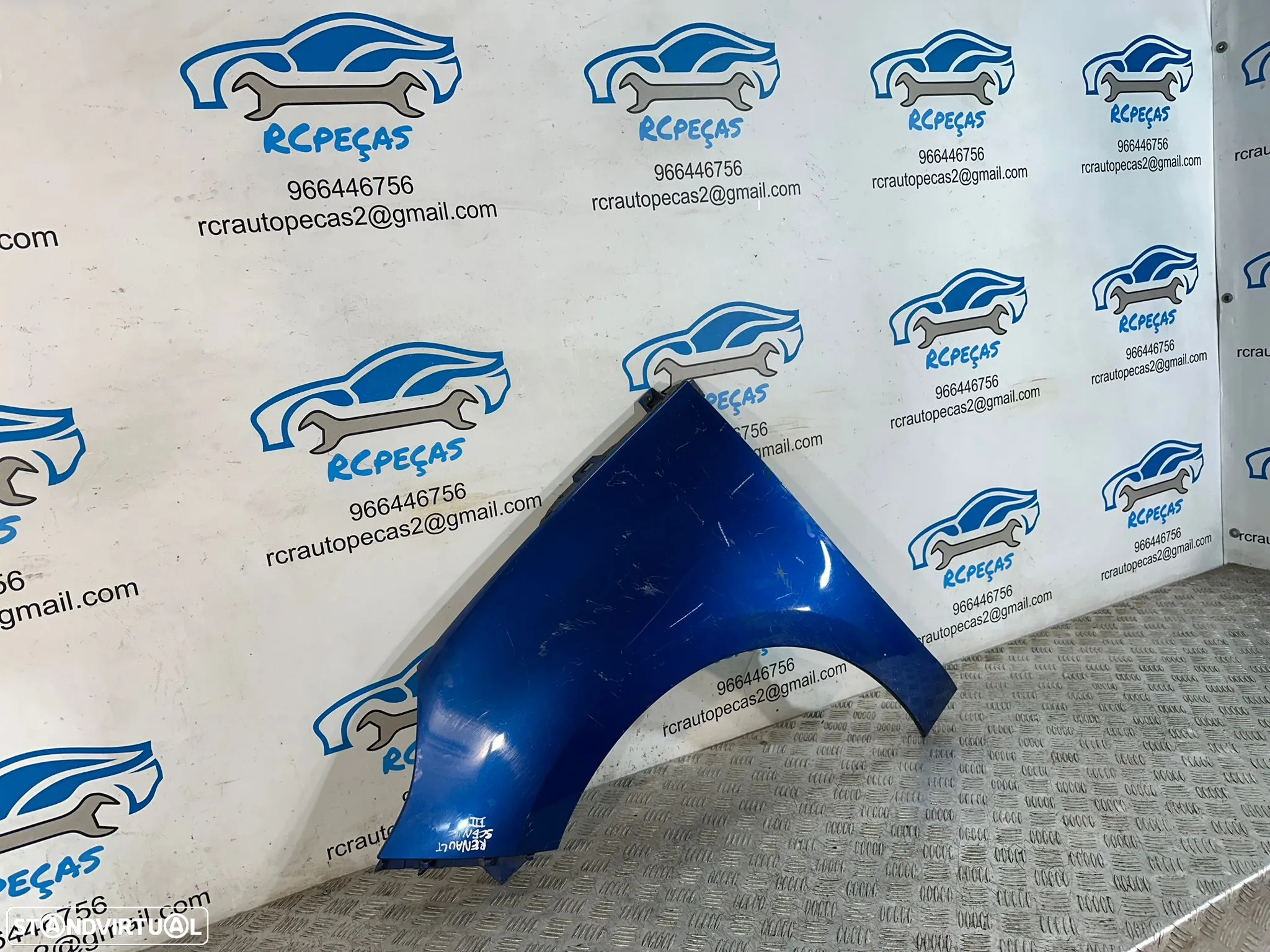 .Guardalamas Frente Frontal Esquerdo Direito Original Renault Scenic 3 631000010R 631010010R 2009 - 2016 - 7