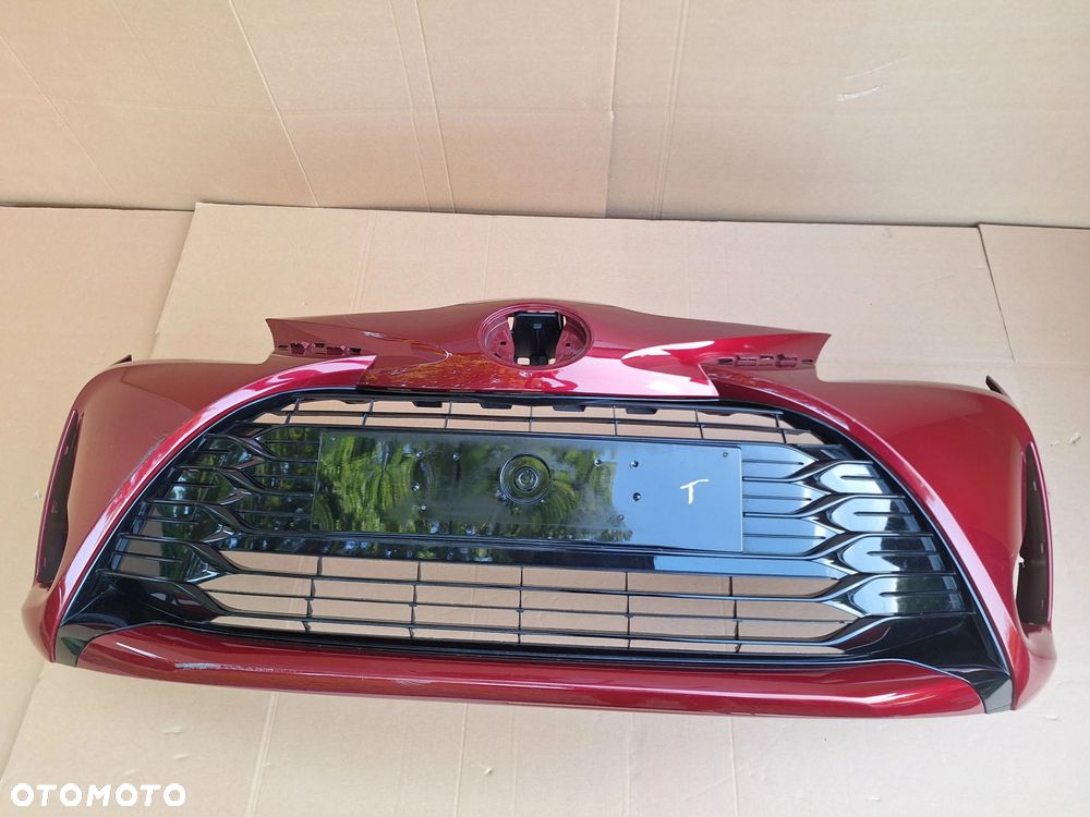 TOYOTA YARIS III LIFT 17-20 NIE KLEJONY! ZDERZAK PRZÓD PRZEDNI+WZMOCNIENIE GRILLA ORYG TOYOTA Nr 52119-0DA40 WYSYŁKA KRA - 7
