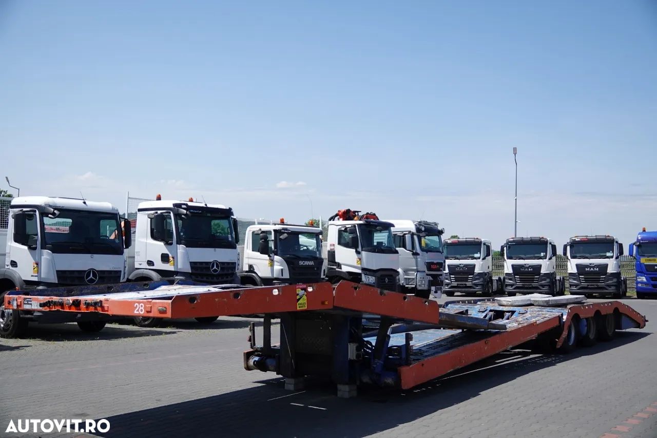 Alta VS-MONT/ VSAT11 / REMORCĂ / LOW LOADER / 17 M / PLATFORMĂ HIDRAULICĂ / TROLIU / SAF - 1