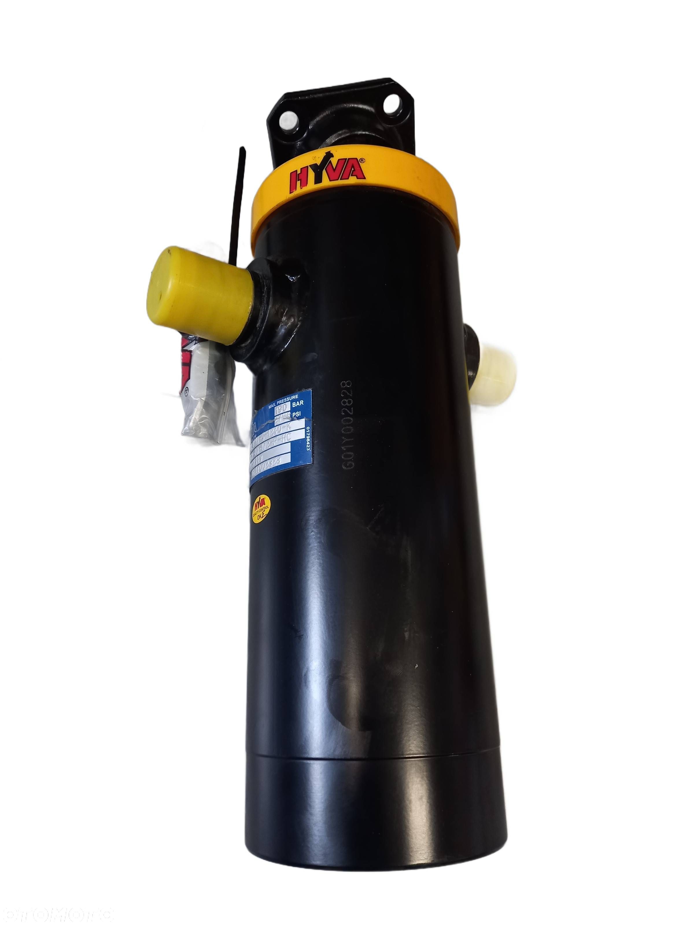 Siłownik wywrotu HYVA ULB 124cm wysuw 8ton tłok cylinder cena brutto - 1