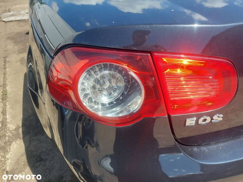 KOMPLETNY TYŁ KLAPA ZDERZAK LAMPY VOLKSWAGEN EOS I LC9X - 2