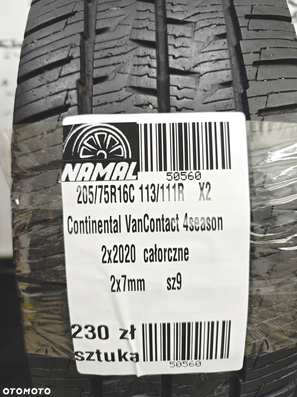 205/75R16C continental 2020 opony cało 7mm 50560 - 8