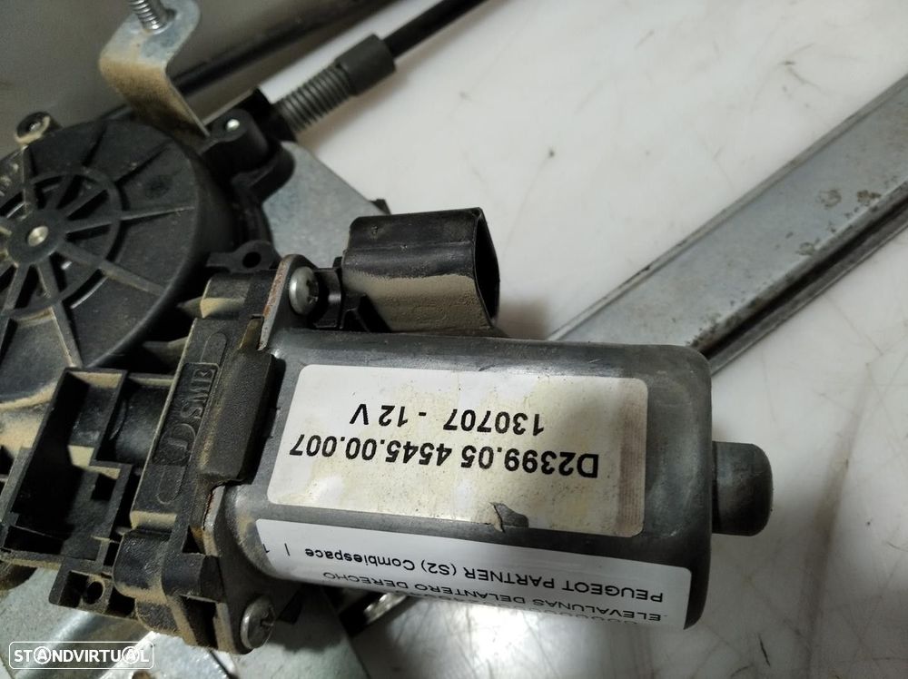 ELEVADOR DE VIDRO FRONTAL DIREITO PEUGEOT PARTNER ORIGIN COMBISPACE 2006 - 4