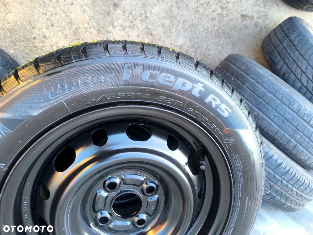 4x100 Felgi Stalowe Stal 14 Koła Zimowe Zima HYUNDAI I10 GETZ ACCENT KIA RIO PICANTO MAZDA 323 DEMIO 2 SUZUKI BALENO TOYOTA YARIS COROLLA Legnica ALU-RAD 175/65 6,5mm - 6