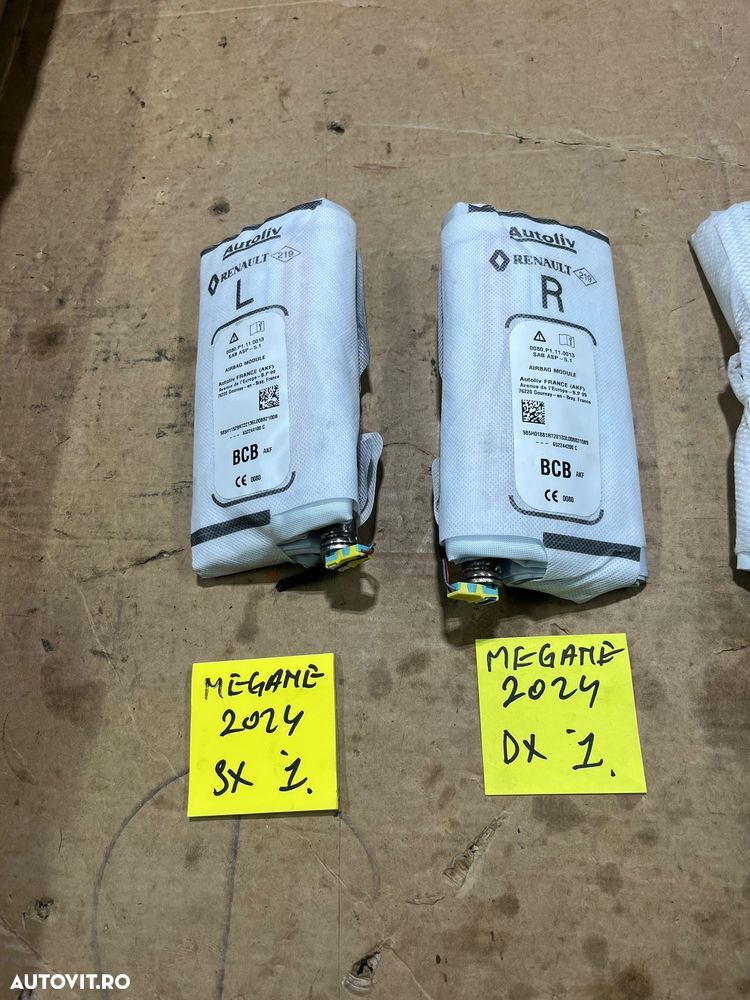 Airbag scaun RENAULT MEGANE electric an 2024 cod 652244100C si 652244200C - 1