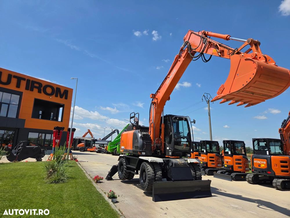 Hitachi ZX140W-6, 2019, 5.549h, 17.1t, cupa NOUA 1,3m latime, LAMA+CALE, consum mediu 8,3l/h, revizii efectuate, Ad sapare 6m, ridica 7t, avertizare antirasturnare, inst picon si inst rotire pe brate, STARE FOARTE BUNA, posibil leasing,PROMOTIE 89.900Eur+Tva - 1