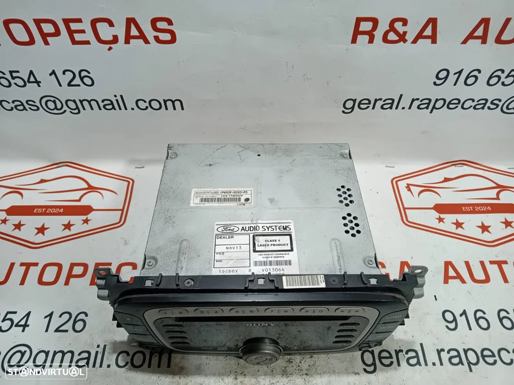 Auto Rádio Sony Ford Galaxy MK4 Mondeo MK2 Original - 2