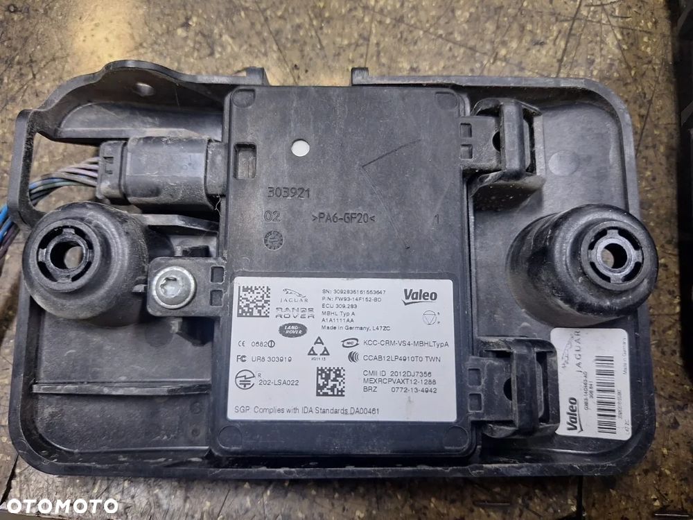 radar moduł martwego pola fw93-14f152-bd jaguar xf ii x260 - 1