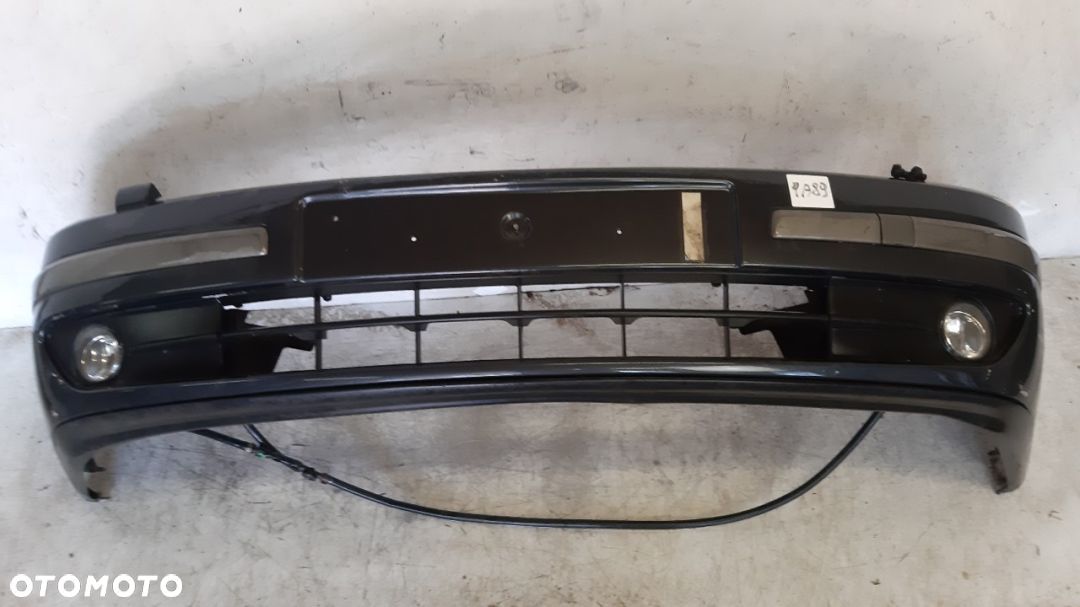 ^ ZDERZAK PRZOD PRZEDNI RENAULT LAGUNA 2 II SZARY GRAFITOWY SPRYSKIWACZE LAMP XENON HALOGENY - 1