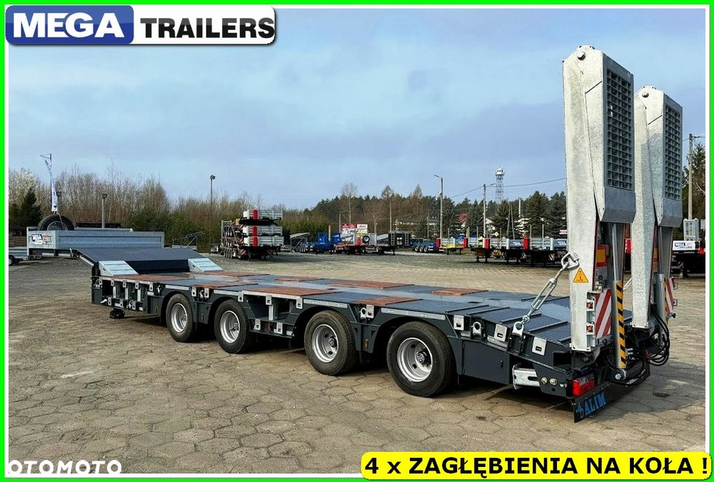 Inny Nisko podłoga 4 osie, ZAGŁĘBIENIA na KOŁA, najazdy długie!! - 2