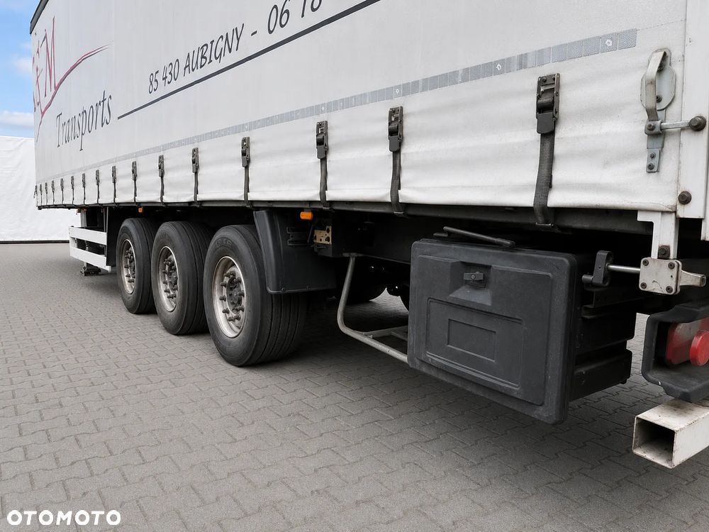 Schmitz Cargobull S01 Naczepa Ciężarowa Burto-Firana OSIE SAF, Nowy Dach ! Rama w ocynku ! Podwieszana Oś , Nowe Oświetlenie ,Nowe Tylne Słupki ! - 7