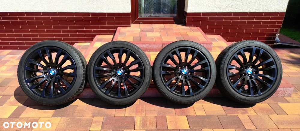 Alufelgi 18 cali BMW 5x120 F30 F31 F36 F34 E90 E91 E60 opony letnie Mperformance - 3